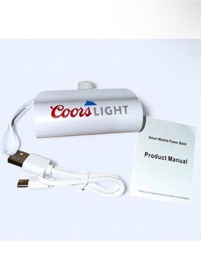 NEW! Coors Light Mobile Phone Power Bank - Limited Edition